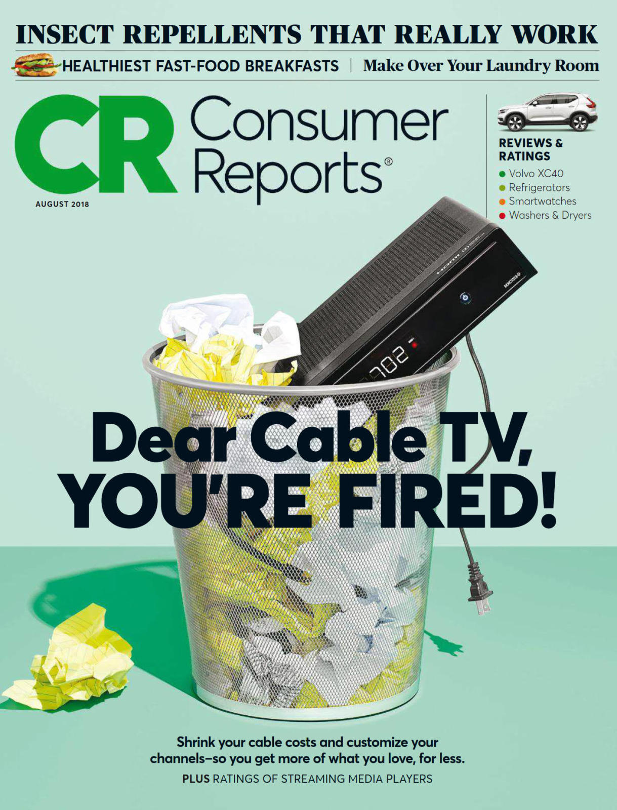 Consumer Reports 消费者报告杂志 2018年8月刊下载